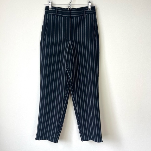 Aritzia Wilfred Jallade Stripe Crop Pants Trousers - Picture 1 of 8